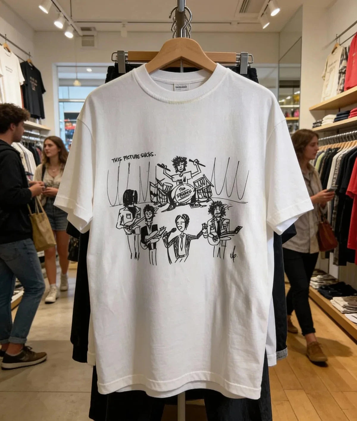 Vintage The Strokes band Shirt Unisex Concert S to 5XL NWT Unisex T-shirt, Sweatshirt, Hoodie, Long Sleeve Tee - T-Shirt, Sweatshirt, Hoodie