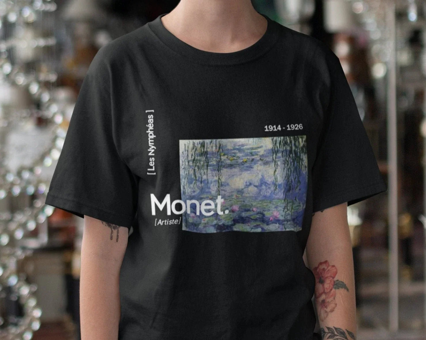 Monet Water Lilies Shirt Aesthetic Art Impressionism 100% Cotton  Unisex Tee Unisex T-shirt, Sweatshirt, Hoodie, Long Sleeve Tee - T-Shirt, Sweatshirt, Hoodie