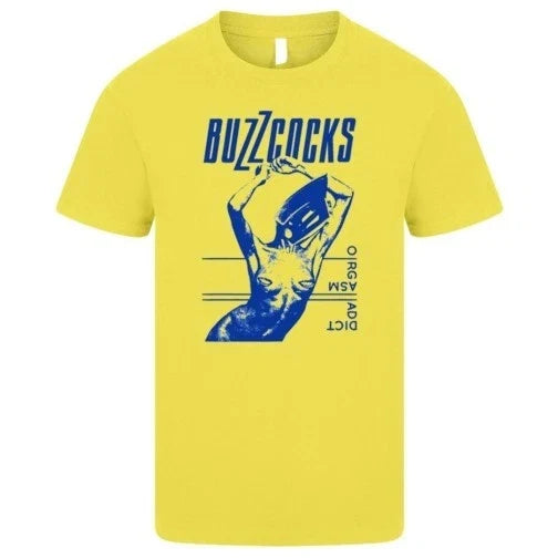 Buzzcocks Orgasm Addict T Shirt Music Rock Punk Undertones Clash Stranglers E219 Unisex T-shirt, Sweatshirt, Hoodie, Long Sleeve Tee - T-Shirt, Sweatshirt, Hoodie