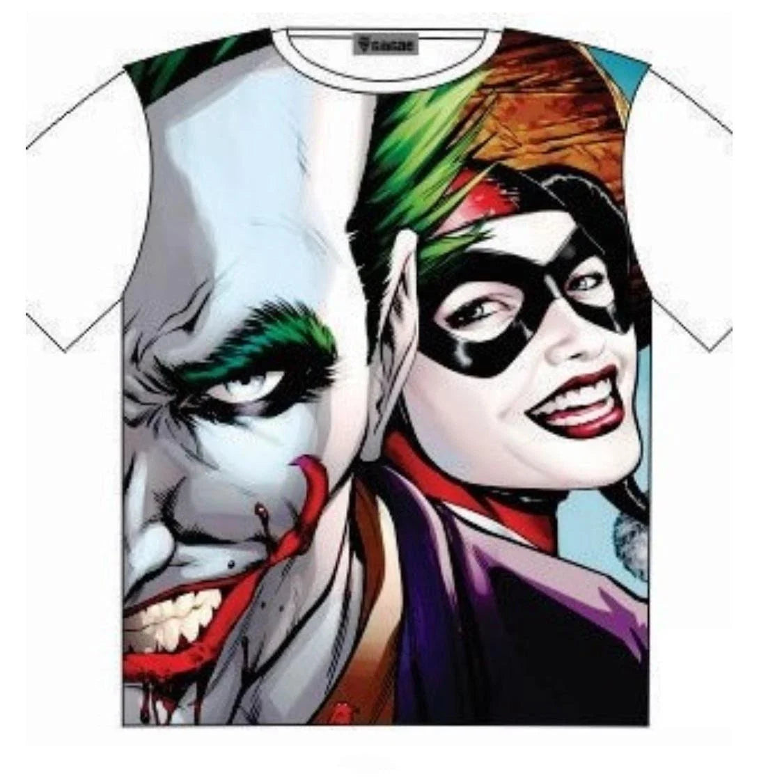 The Joker Cartoon Print T-Shirt Attitude Street Fashion Mens Ladies Unisex T-shirt, Sweatshirt, Hoodie, Long Sleeve Tee - T-Shirt, Sweatshirt, Hoodie