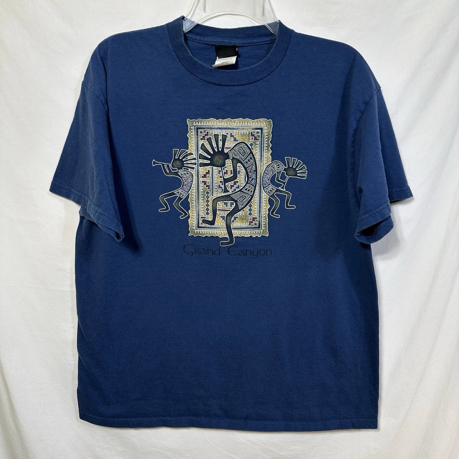 Vintage Kokopelli Grand Canyon Prairie Mountain L Graphic T-Shirt Tourist Tee Unisex T-shirt, Sweatshirt, Hoodie, Long Sleeve Tee - T-Shirt, Sweatshirt, Hoodie