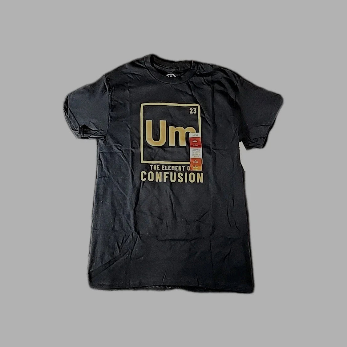 Men's Um The Element of Confusion Black Graphic T-Shirt Size Small NEW Unisex T-shirt, Sweatshirt, Hoodie, Long Sleeve Tee - T-Shirt, Sweatshirt, Hoodie