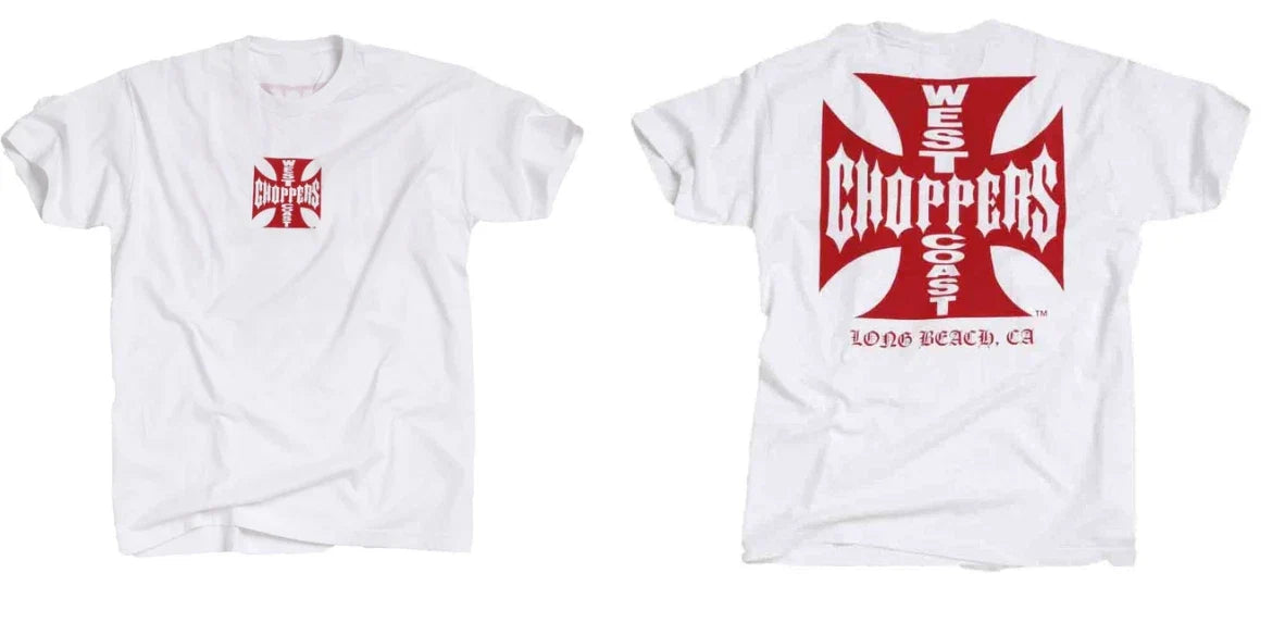 West Coast Choppers OG Classic Reprint Tee White Red Mens Streetwear T-Shirt Unisex T-shirt, Sweatshirt, Hoodie, Long Sleeve Tee - T-Shirt, Sweatshirt, Hoodie