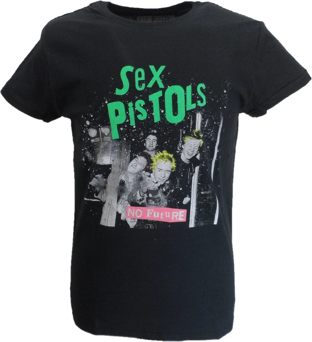 Mens Black Official Sex Pistols Band Pic T Shirt Unisex T-shirt, Sweatshirt, Hoodie, Long Sleeve Tee - T-Shirt, Sweatshirt, Hoodie