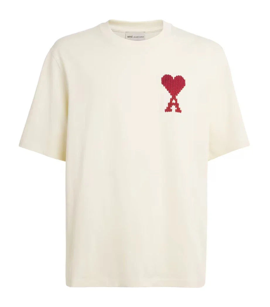 Ami De Coeur UTS362.726 White Cream Zig Zag T-Shirt RRP 170 Unisex T-shirt, Sweatshirt, Hoodie, Long Sleeve Tee - T-Shirt, Sweatshirt, Hoodie