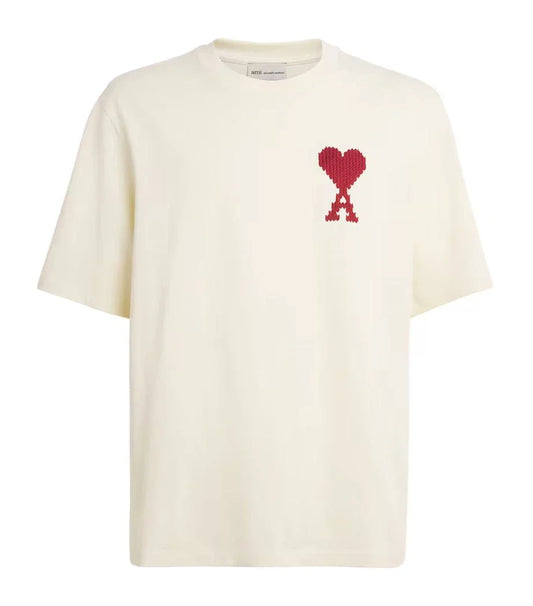 Ami De Coeur UTS362.726 White Cream Zig Zag T-Shirt RRP 170 Unisex T-shirt, Sweatshirt, Hoodie, Long Sleeve Tee - T-Shirt, Sweatshirt, Hoodie