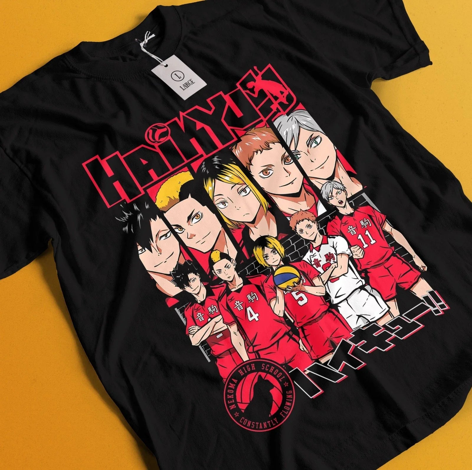 Haikyuu Shirt Shoyo Hinata Tshirt Kageyama Tsukishima Anime Kuroo Kenma T-Shirt Unisex T-shirt, Sweatshirt, Hoodie, Long Sleeve Tee - T-Shirt, Sweatshirt, Hoodie