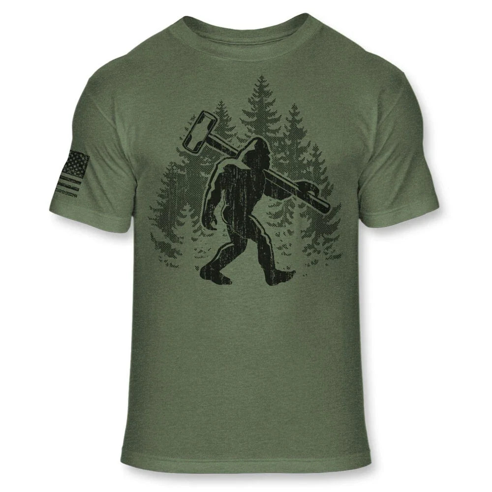 Bigfoot Demolition T-Shirt Funny Sasquatch Demolition Soft Blend Tee - A181 Unisex T-shirt, Sweatshirt, Hoodie, Long Sleeve Tee - T-Shirt, Sweatshirt, Hoodie