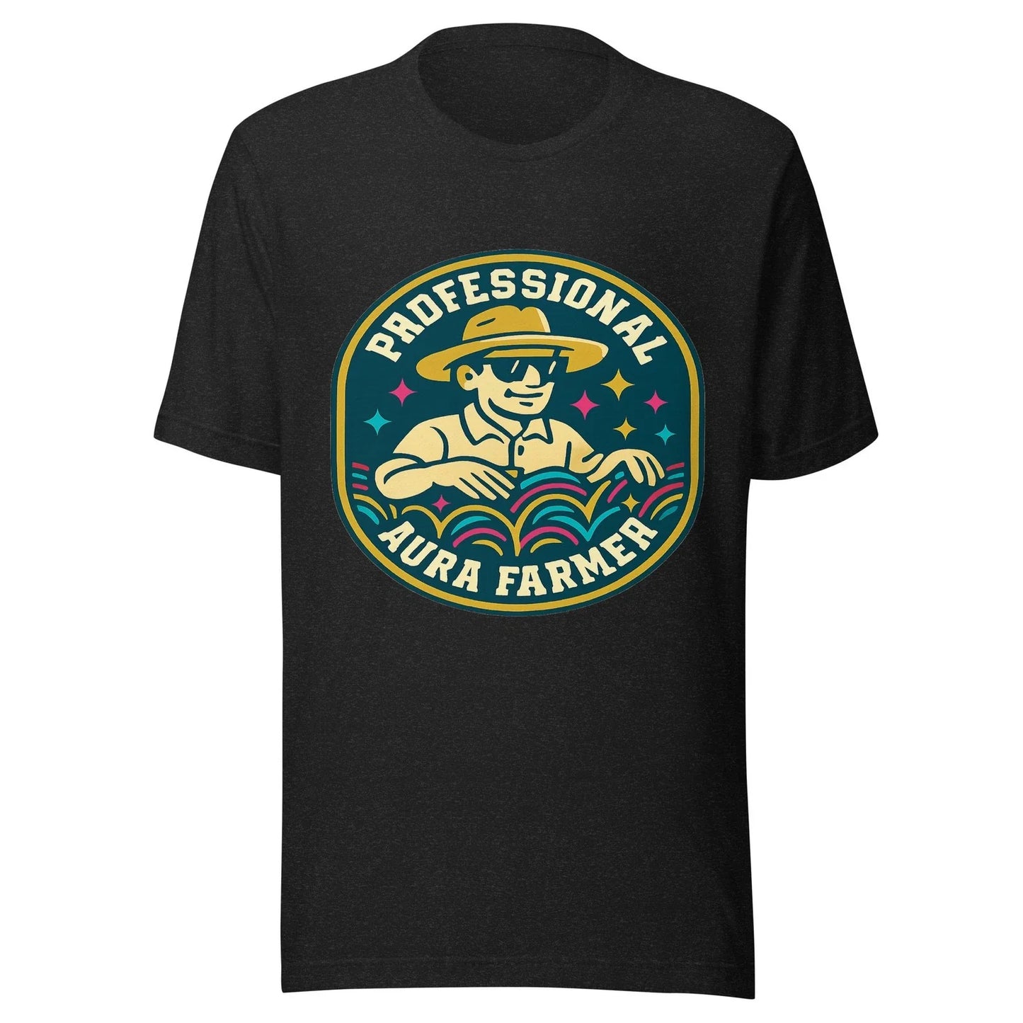 Professional Aura Farmer Funny Gen Z Meme Shirt Mens Unisex Graphic Tee TikTok Unisex T-shirt, Sweatshirt, Hoodie, Long Sleeve Tee - T-Shirt, Sweatshirt, Hoodie