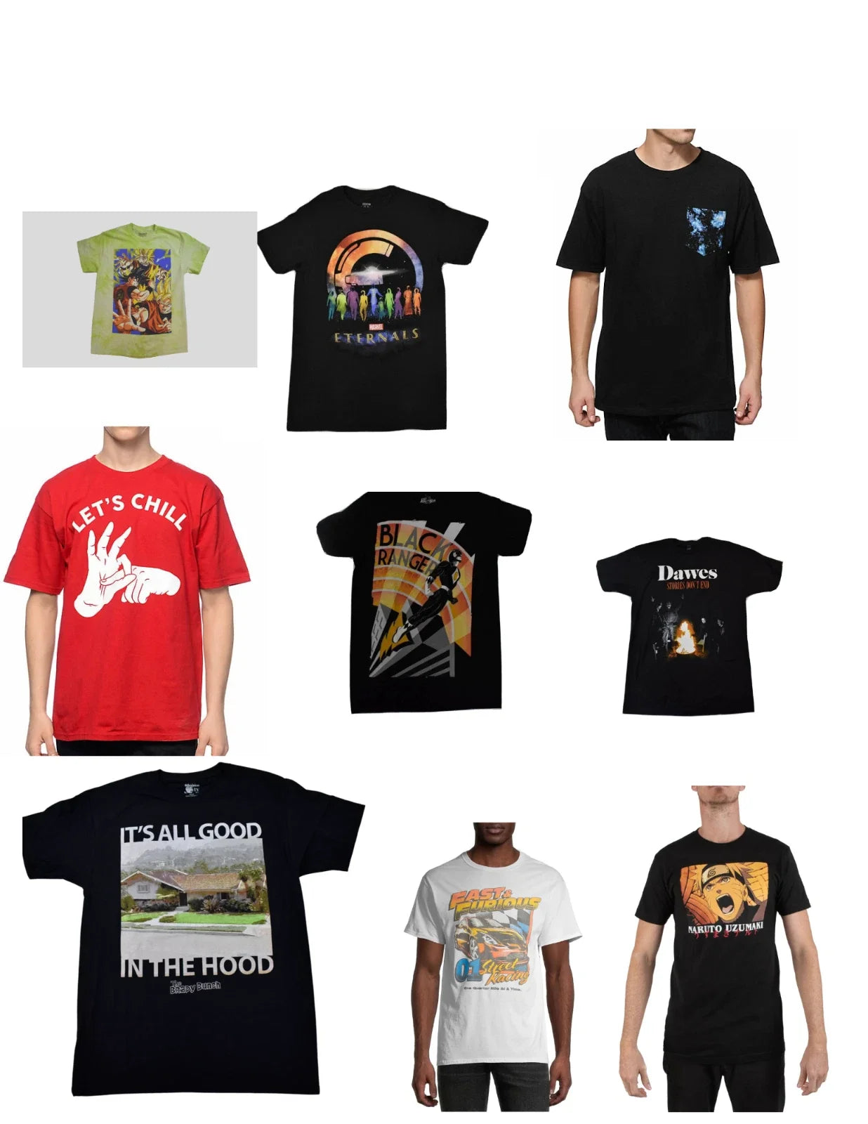 Lot 25 New Mens Overstock Shirt Music/Comics/Cartoon/Movie?TV Shirts New XS-2XL Unisex T-shirt, Sweatshirt, Hoodie, Long Sleeve Tee - T-Shirt, Sweatshirt, Hoodie