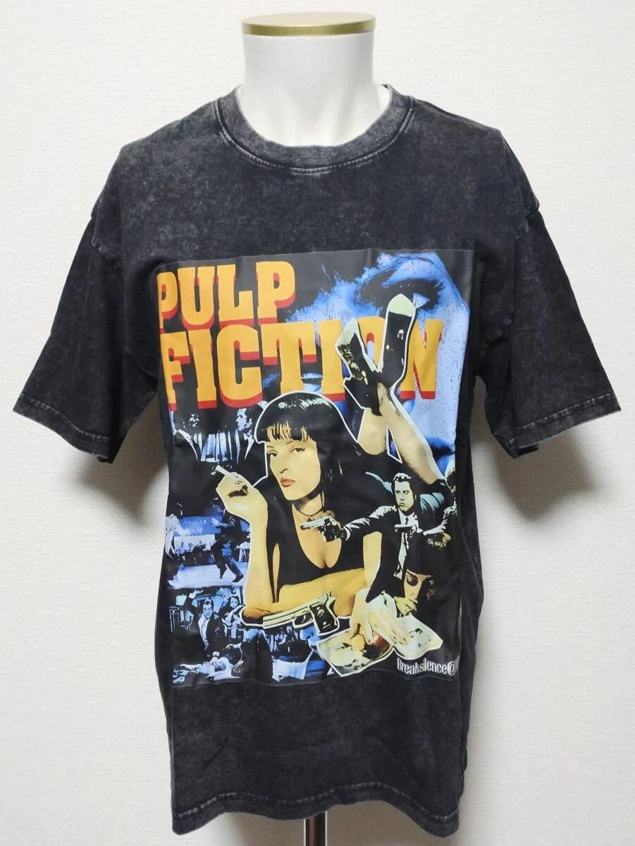 Free shipping M size Pulp Fiction T shirt short sleeve movie street dark style N Unisex T-shirt, Sweatshirt, Hoodie, Long Sleeve Tee - T-Shirt, Sweatshirt, Hoodie