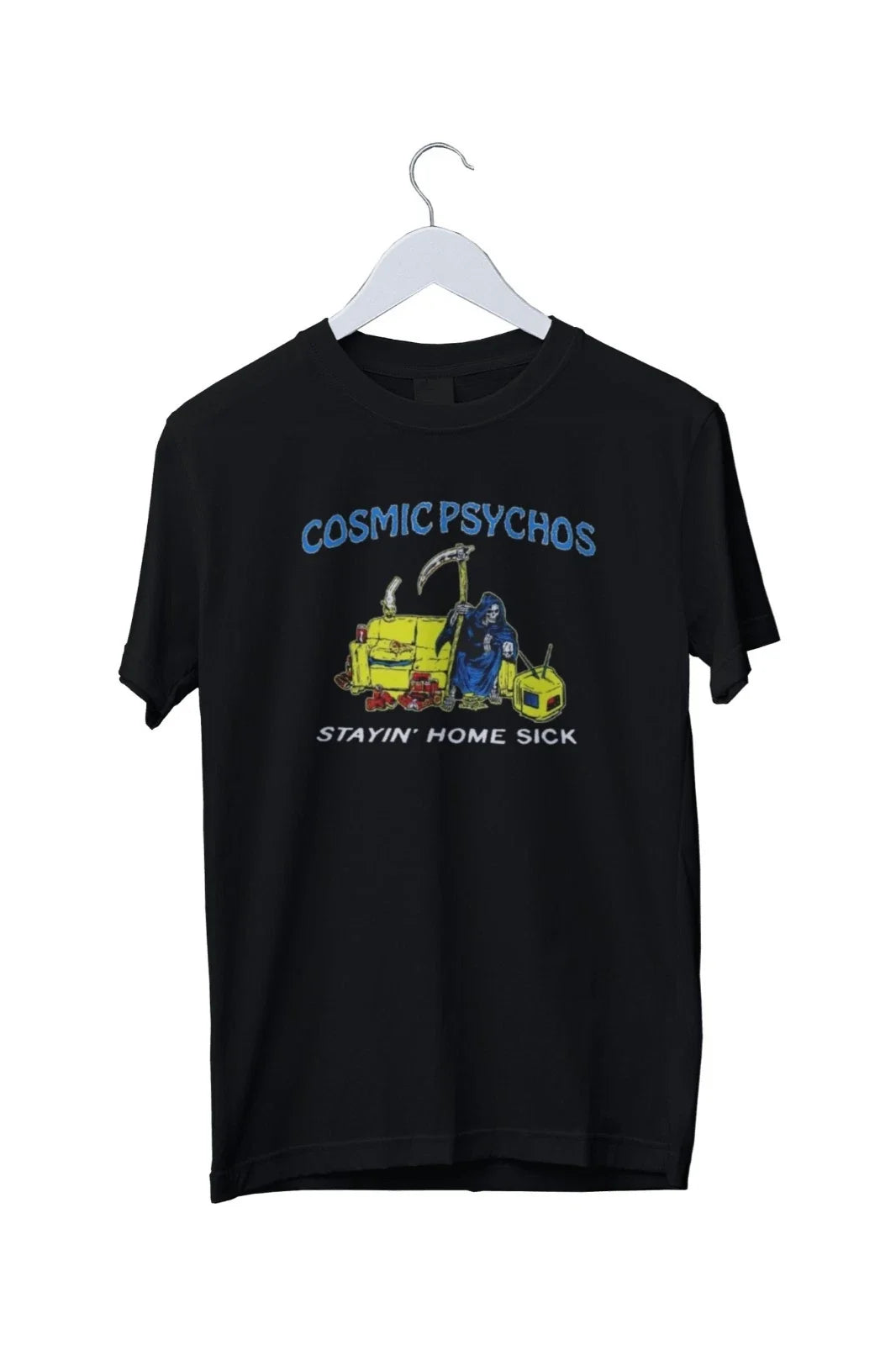 New Cosmic Psychos Band Graphic Print Unisex T-Shirt Mens S M L XL 2 3 4 XL Unisex T-shirt, Sweatshirt, Hoodie, Long Sleeve Tee - T-Shirt, Sweatshirt, Hoodie