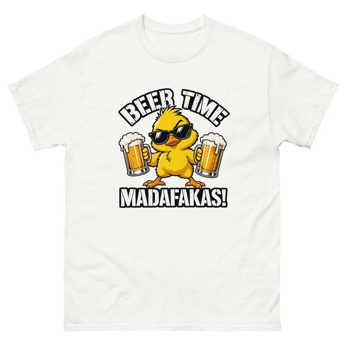 Beer Time Madafakas! - Adult & Kids T-Shirts, Sweatshirts & Hoodies apparel design preview 1
