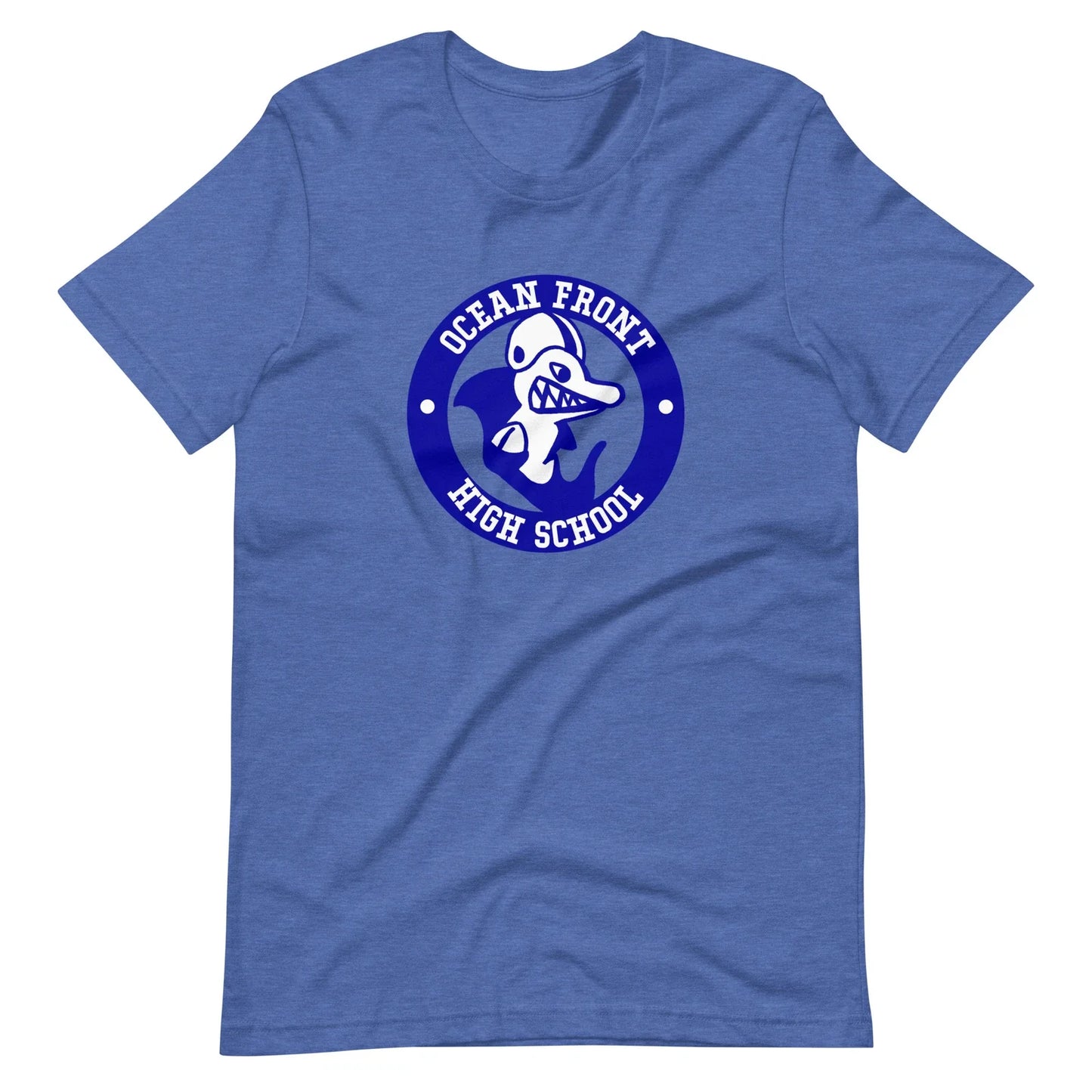 Ocean Front Sharks T-Shirt Summer School 80s Movie Unisex T-shirt, Sweatshirt, Hoodie, Long Sleeve Tee - T-Shirt, Sweatshirt, Hoodie