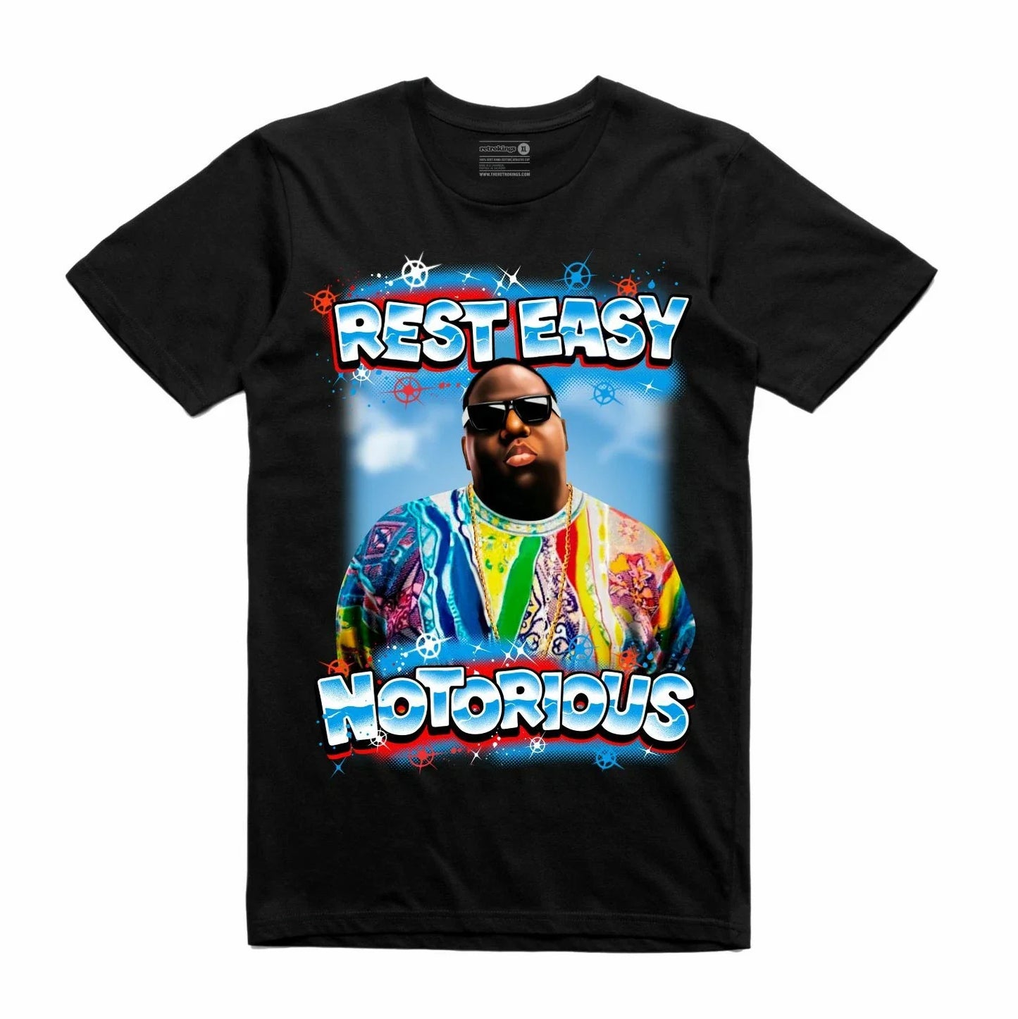 NEW Streetwear on Demand NOTORIOUS REST EASY BLACK Tee Shirt SMALL-3XLARGE Unisex T-shirt, Sweatshirt, Hoodie, Long Sleeve Tee - T-Shirt, Sweatshirt, Hoodie