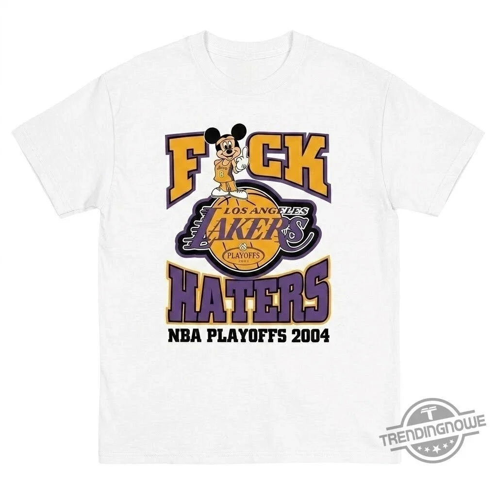 Vintage 2004 Lakers  Mouse Haters Shirt Unisex T-shirt, Sweatshirt, Hoodie, Long Sleeve Tee - T-Shirt, Sweatshirt, Hoodie