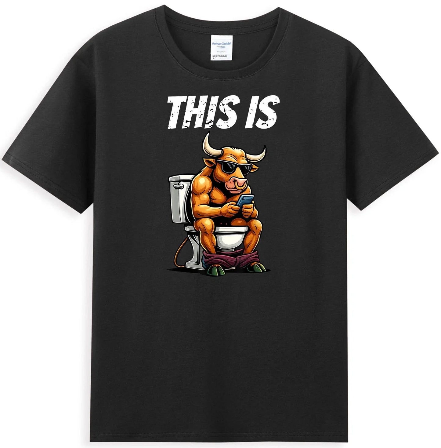 This Is Bullshit Funny Bull Sit On Toilet Meme Sarcastic Saying Men's T-Shirt Unisex T-shirt, Sweatshirt, Hoodie, Long Sleeve Tee - T-Shirt, Sweatshirt, Hoodie