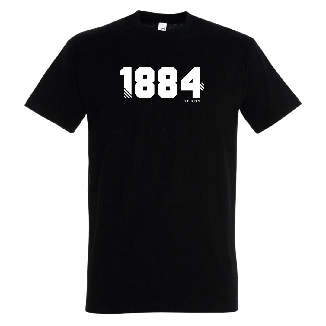 Derby County Football Shirt 1884 Est Year Retro Gift Casual T Shirt Unisex T-shirt, Sweatshirt, Hoodie, Long Sleeve Tee - T-Shirt, Sweatshirt, Hoodie
