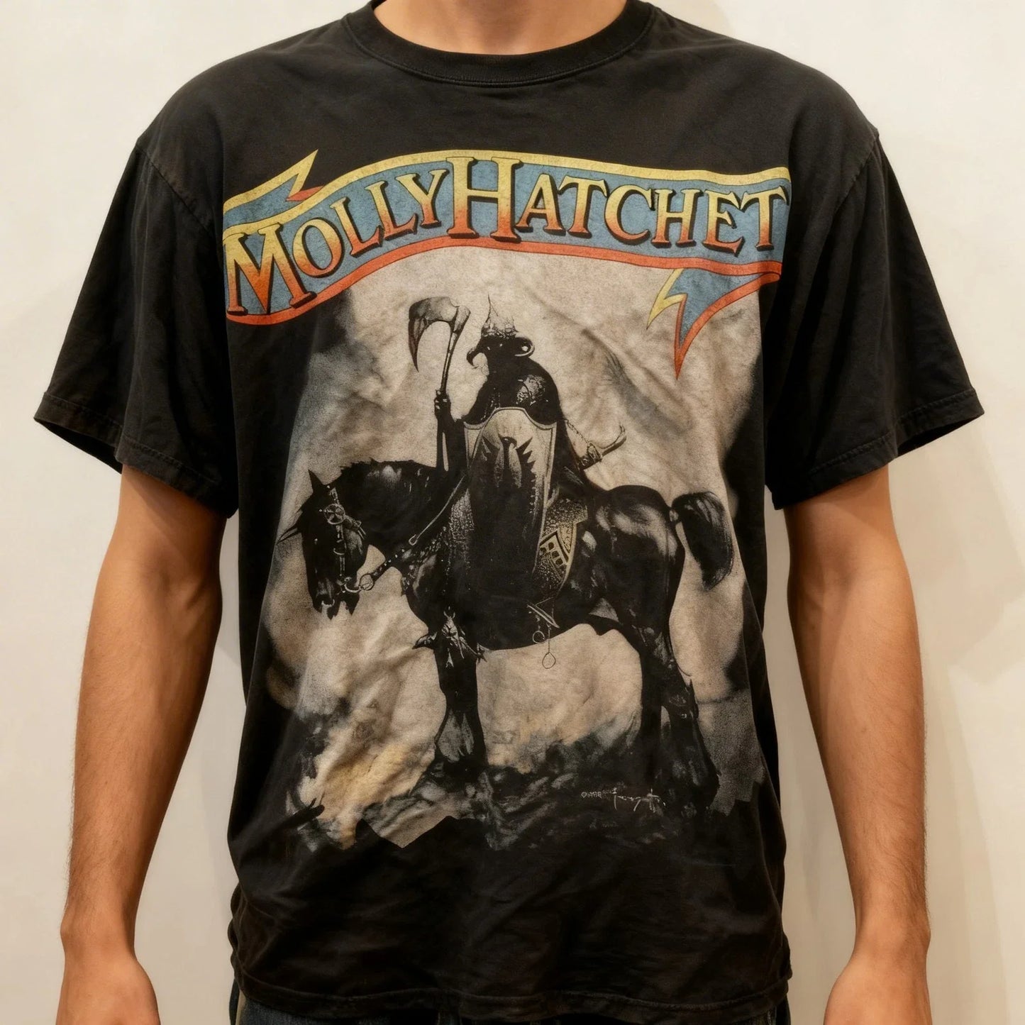 Molly Hatchet Tour Concert Graphic Black Cotton T shirt Unisex S-5XL Unisex T-shirt, Sweatshirt, Hoodie, Long Sleeve Tee - T-Shirt, Sweatshirt, Hoodie