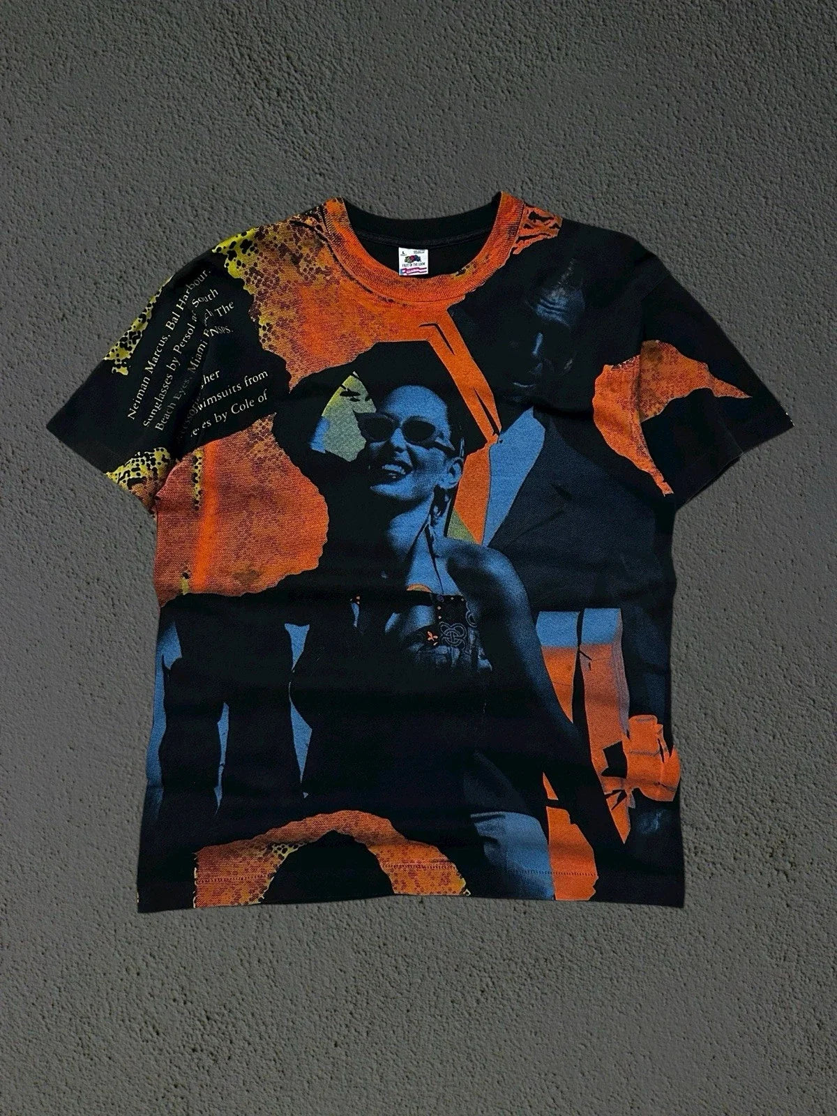 Vtg 90s Neiman Marcus Photography T-Shirt Sz L Luxury Store Designer Pop Art AOP Unisex T-shirt, Sweatshirt, Hoodie, Long Sleeve Tee - T-Shirt, Sweatshirt, Hoodie