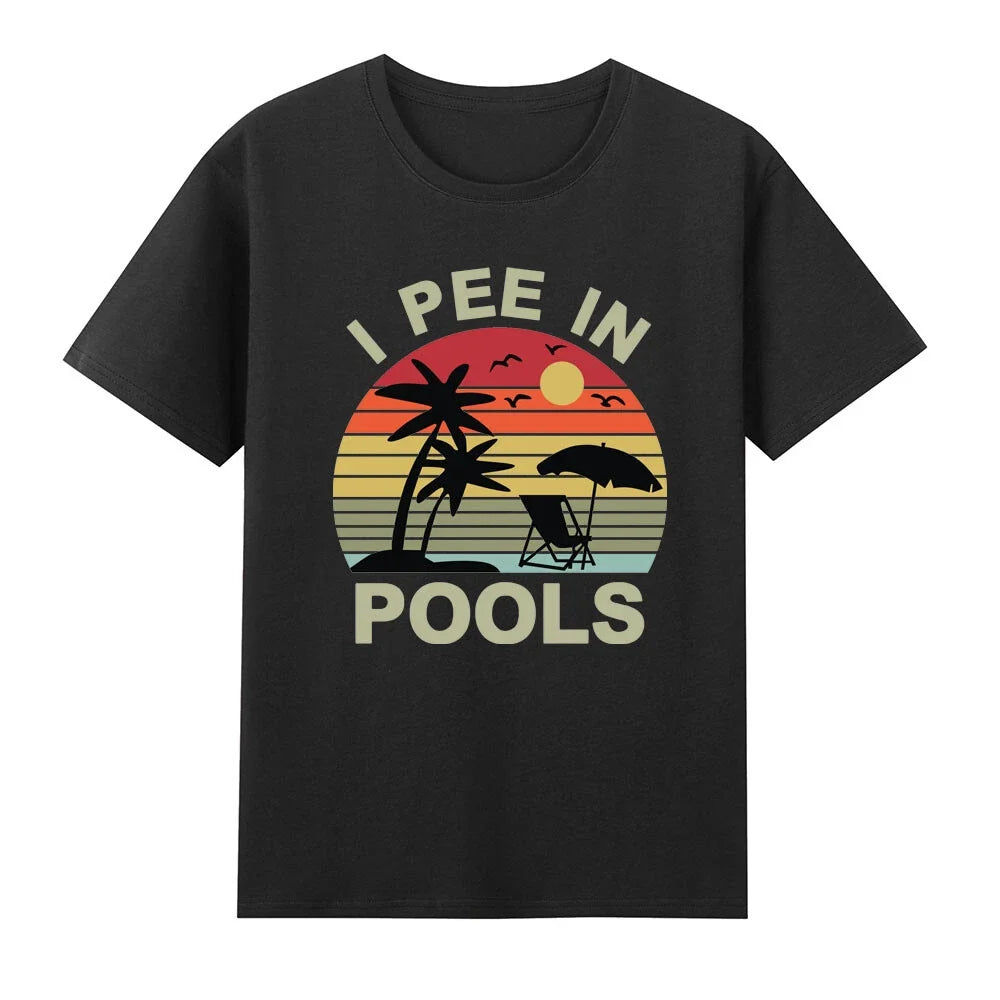 I Pee In Pools Funny Pools Lovers Sunset T-Shirt Unisex T-shirt, Sweatshirt, Hoodie, Long Sleeve Tee - T-Shirt, Sweatshirt, Hoodie