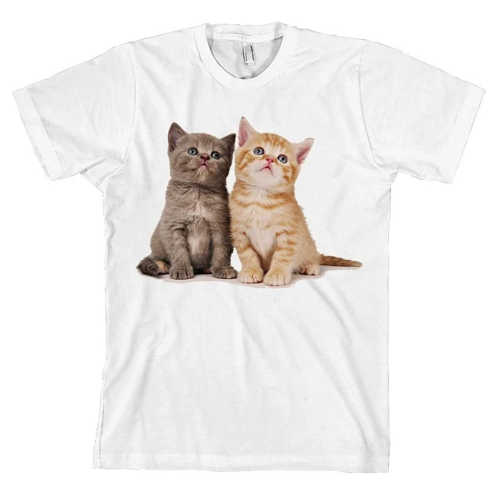 Cute Kittens Cat Lovers Funny Graphic T-Shirt Kitty Tee Unisex S-5XL Gift Casual Unisex T-shirt, Sweatshirt, Hoodie, Long Sleeve Tee - T-Shirt, Sweatshirt, Hoodie