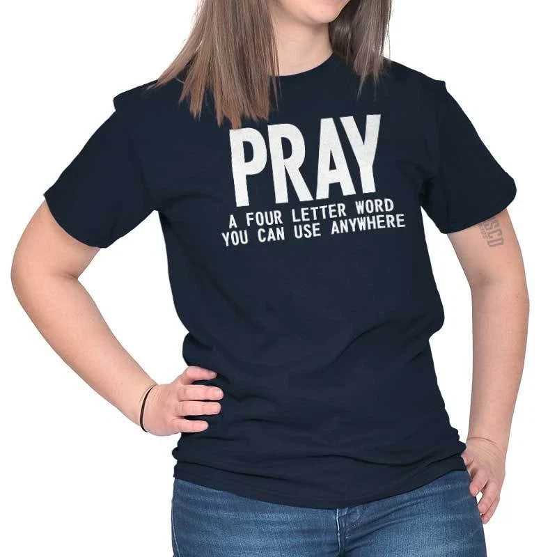 Cute Religious Jesus Christian Worship Pray Womens or Mens Crewneck T Shirt Tee Unisex T-shirt, Sweatshirt, Hoodie, Long Sleeve Tee - T-Shirt, Sweatshirt, Hoodie
