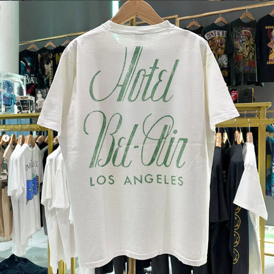 90s Hotel Bel-Air Rare T-Shirt White S Unisex T-shirt, Sweatshirt, Hoodie, Long Sleeve Tee - T-Shirt, Sweatshirt, Hoodie