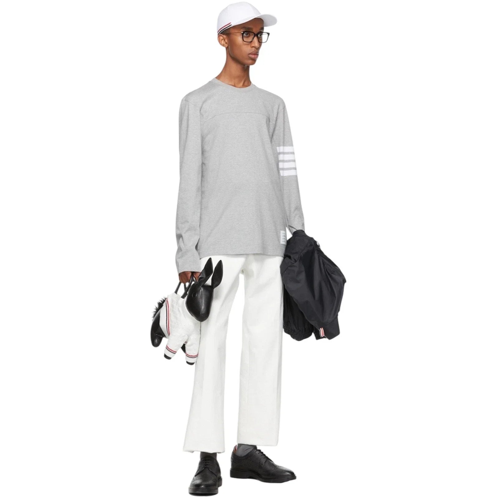 NEW! Thom Browne 4 Bar Long Sleeve Shirt Size 5 Unisex T-shirt, Sweatshirt, Hoodie, Long Sleeve Tee - T-Shirt, Sweatshirt, Hoodie