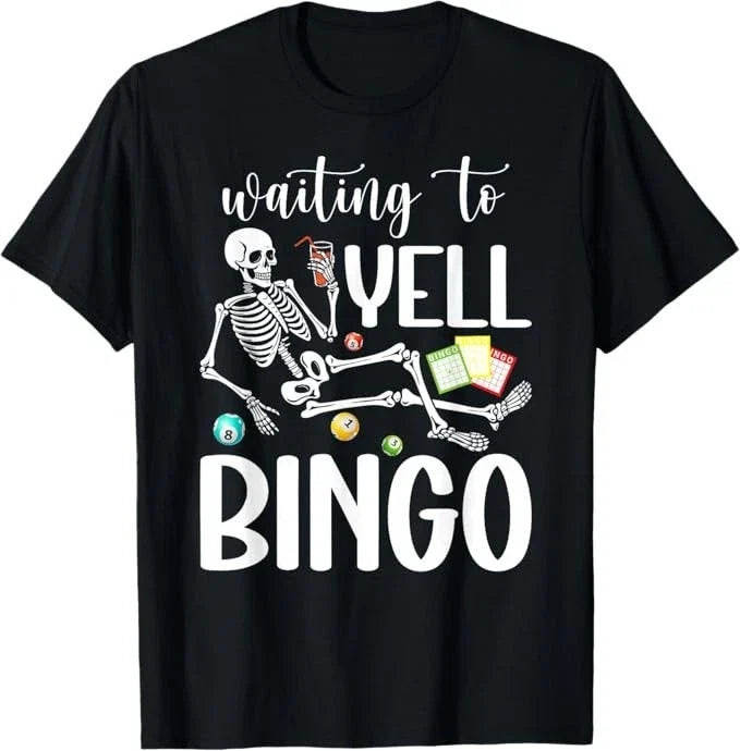 Waiting to Yell Bingo Lover Bingo Player Bingo Enthusiasts T-Shirt Unisex T-shirt, Sweatshirt, Hoodie, Long Sleeve Tee - T-Shirt, Sweatshirt, Hoodie