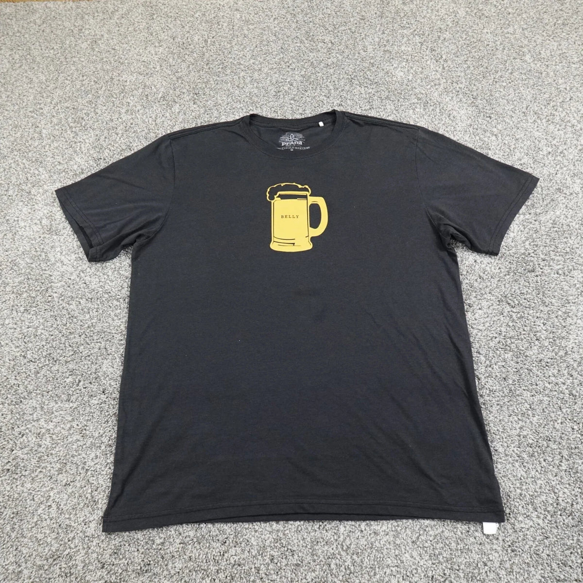 Prana Mens Extra Large Black Beer Belly Graphic Mug - Adult & Kids T-Shirts, Sweatshirts & Hoodies apparel design preview 1