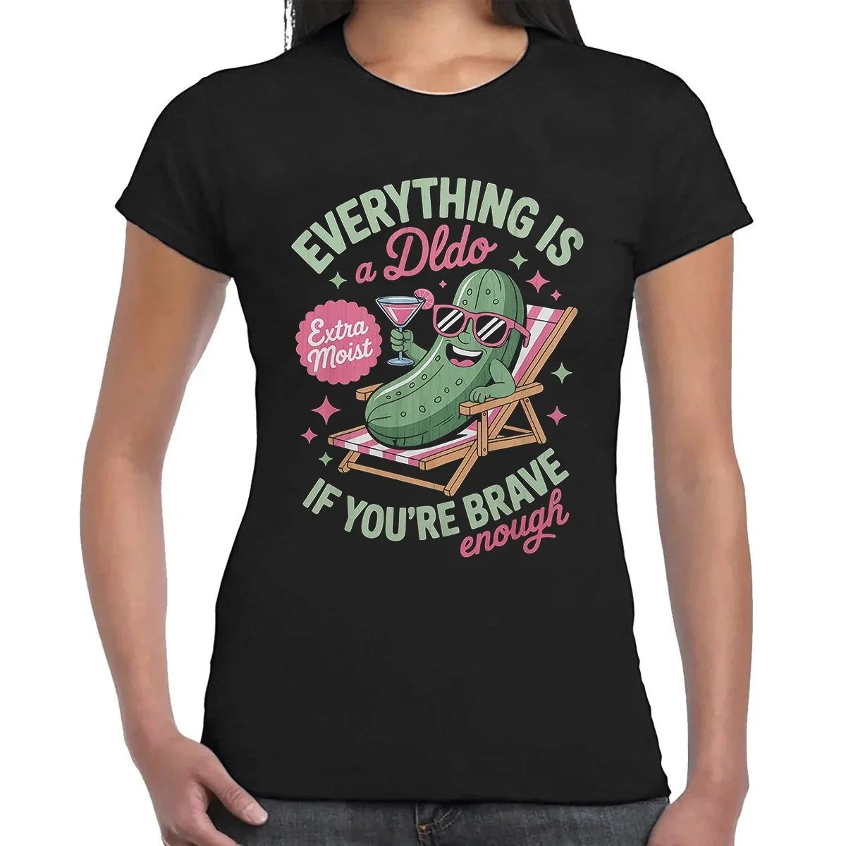 Every Thing Is A Dldo Joke Funny Novelty Gift Party Ladies T-Shirt Top Tee Unisex T-shirt, Sweatshirt, Hoodie, Long Sleeve Tee - T-Shirt, Sweatshirt, Hoodie