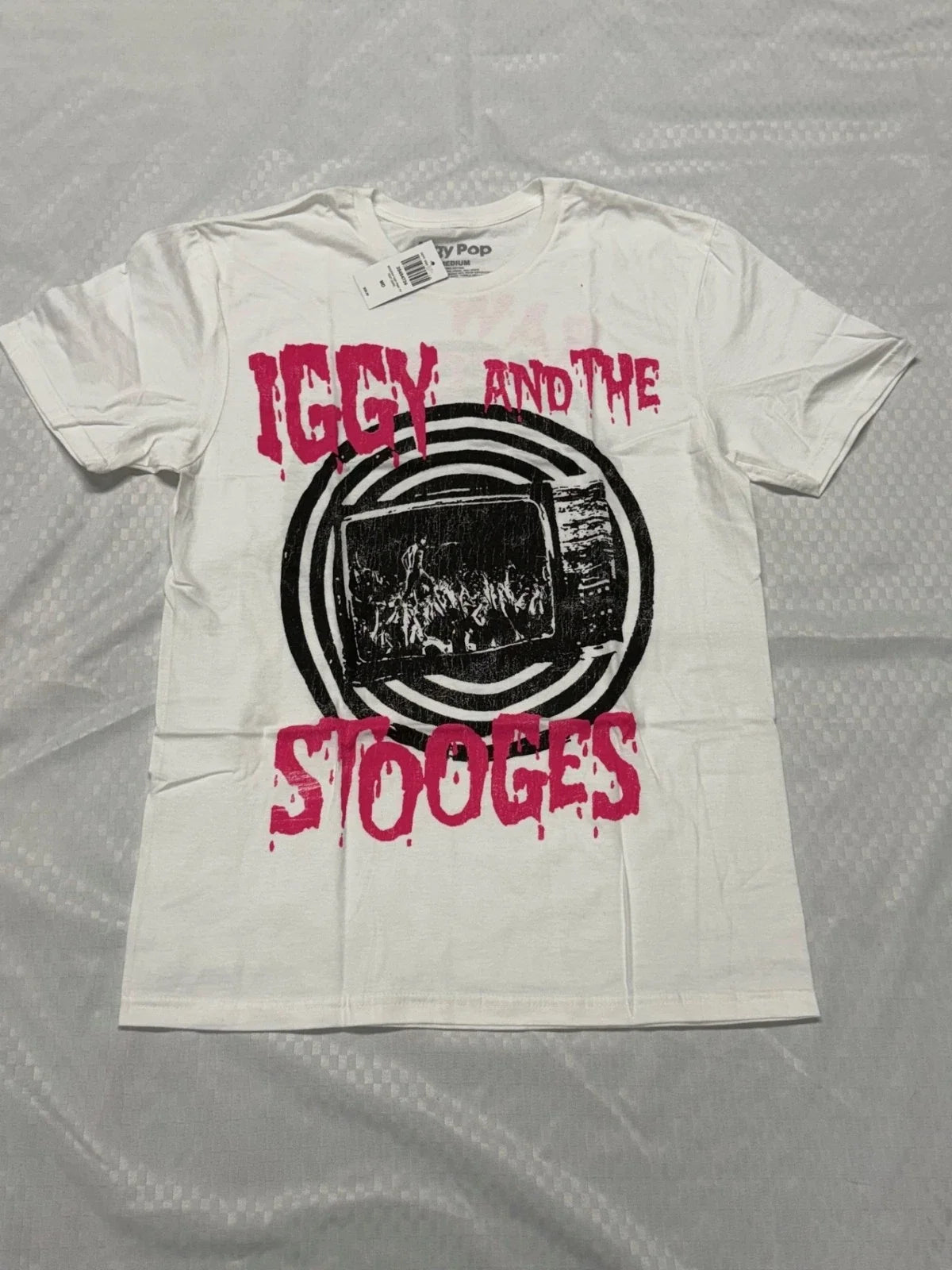 IGGY AND THE STOOGES RAW POWER 1973 TOUR T-SHIRT SIZE MEDIUM NEW Unisex T-shirt, Sweatshirt, Hoodie, Long Sleeve Tee - T-Shirt, Sweatshirt, Hoodie