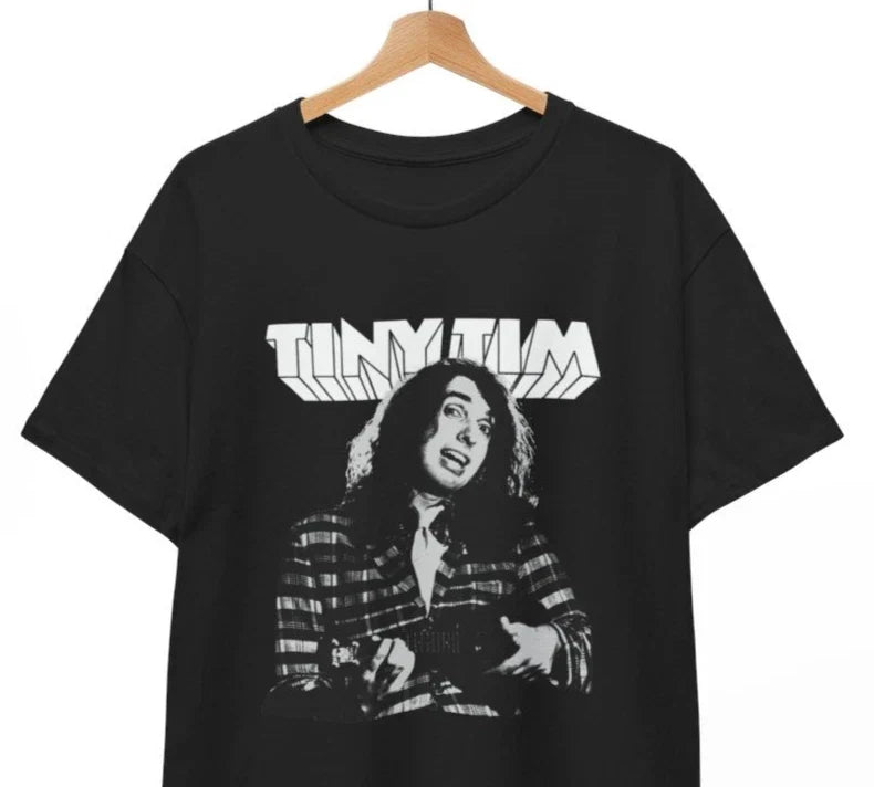 Tiny Tim T-Shirt Ukulele Icon Tippy-Toes Retro Music Tee New S-5XL Unisex Shirt Unisex T-shirt, Sweatshirt, Hoodie, Long Sleeve Tee - T-Shirt, Sweatshirt, Hoodie