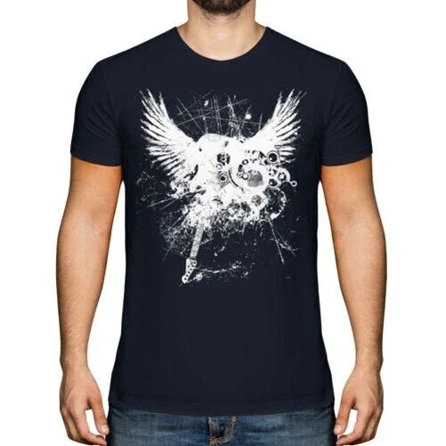 Grunge Electric Guitar Fashion Print T-Shirt Tattoo Rock Guitarist Malloppo Unisex T-shirt, Sweatshirt, Hoodie, Long Sleeve Tee - T-Shirt, Sweatshirt, Hoodie