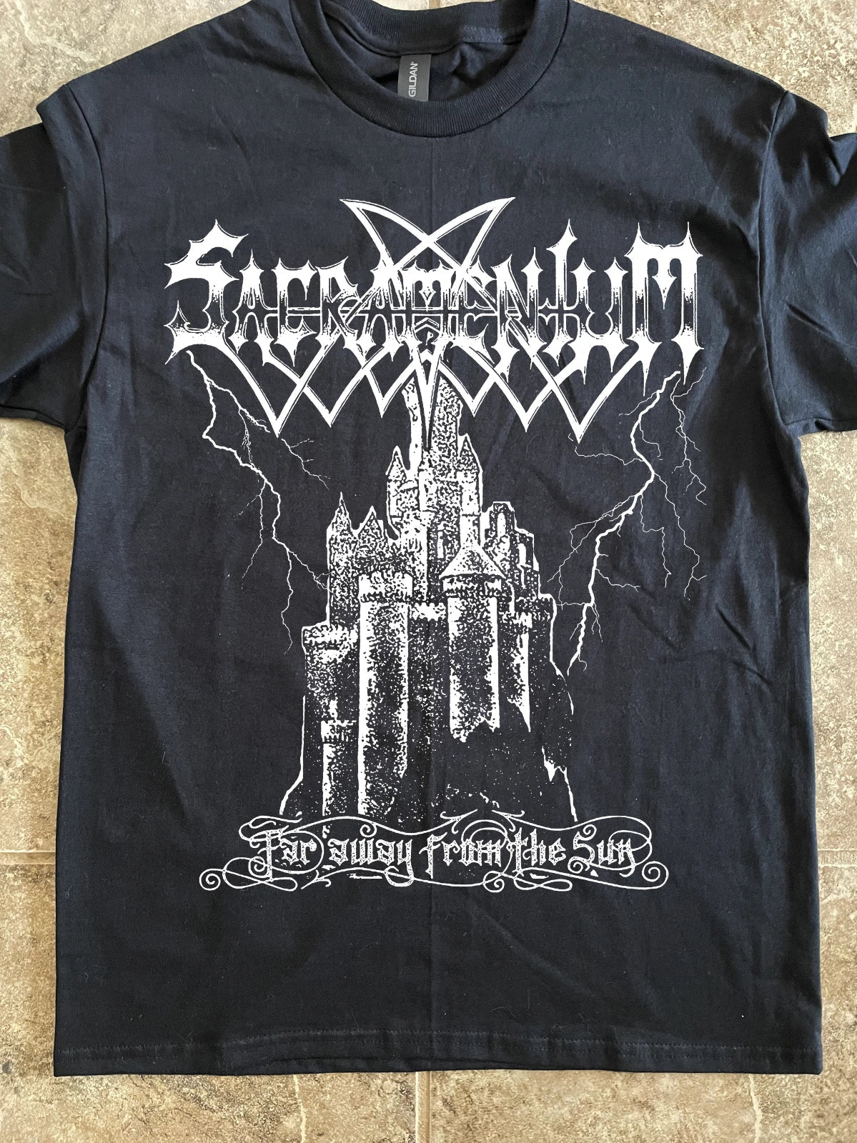 Sacramentum T-Shirt (Black) Death Metal Blackmetal Unisex T-shirt, Sweatshirt, Hoodie, Long Sleeve Tee - T-Shirt, Sweatshirt, Hoodie