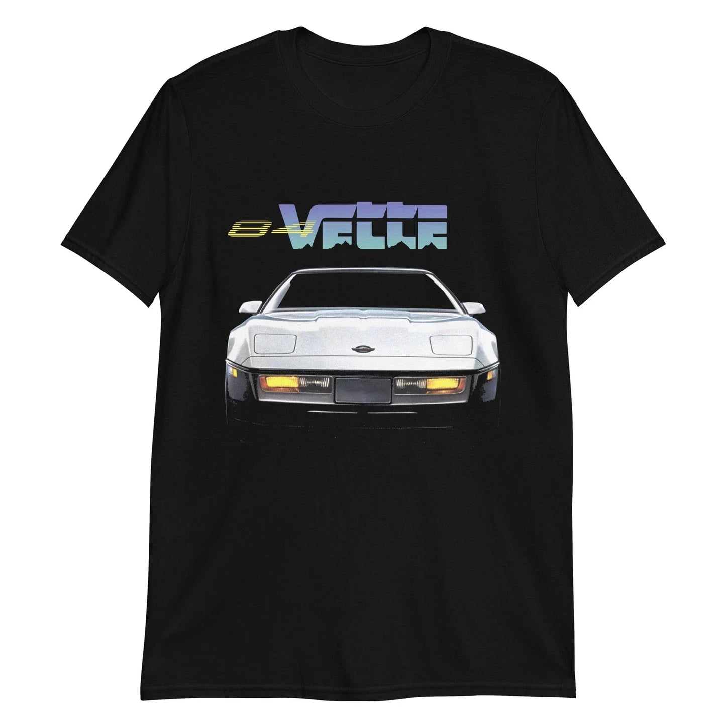 1984 vette C4 84 Vette Retro Aesthetic Nostalgia Short-Sleeve Unisex T-Shirt Unisex T-shirt, Sweatshirt, Hoodie, Long Sleeve Tee - T-Shirt, Sweatshirt, Hoodie