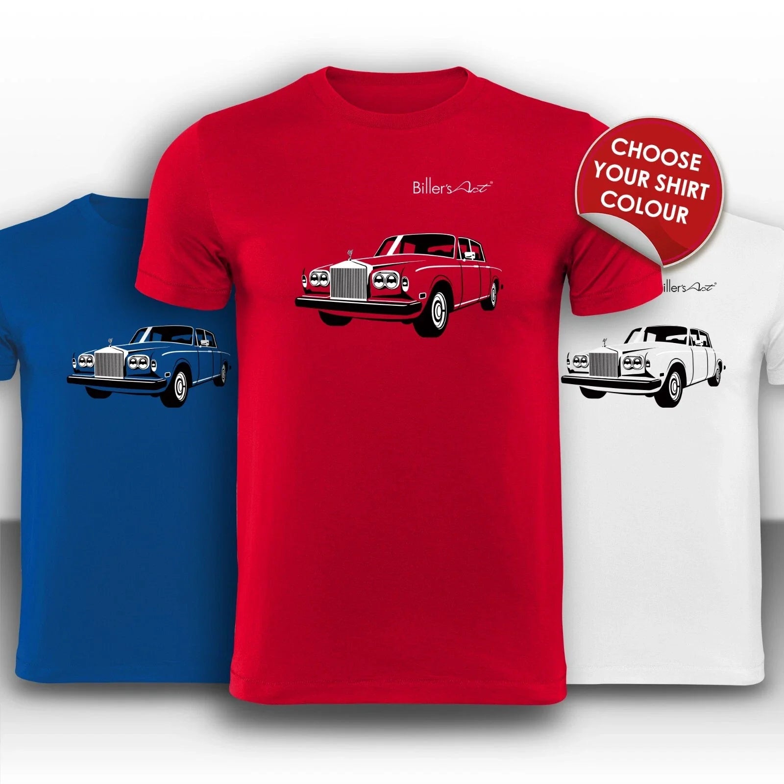Rolls Royce Silver Shadow Super Cool T-Shirt Choose Your Colour Unisex T-shirt, Sweatshirt, Hoodie, Long Sleeve Tee - T-Shirt, Sweatshirt, Hoodie