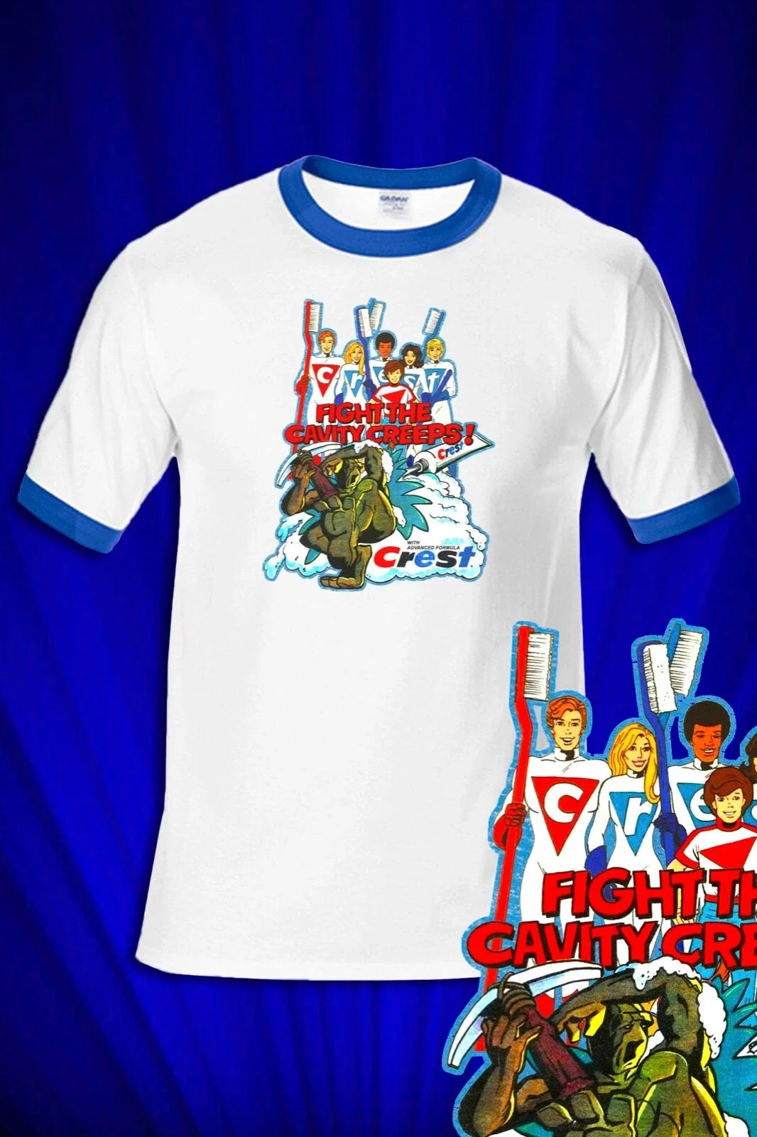 Crest Cavity Creeps Saturday Morning Cartoons 1970s T-SHIRT Dental Unisex T-shirt, Sweatshirt, Hoodie, Long Sleeve Tee - T-Shirt, Sweatshirt, Hoodie