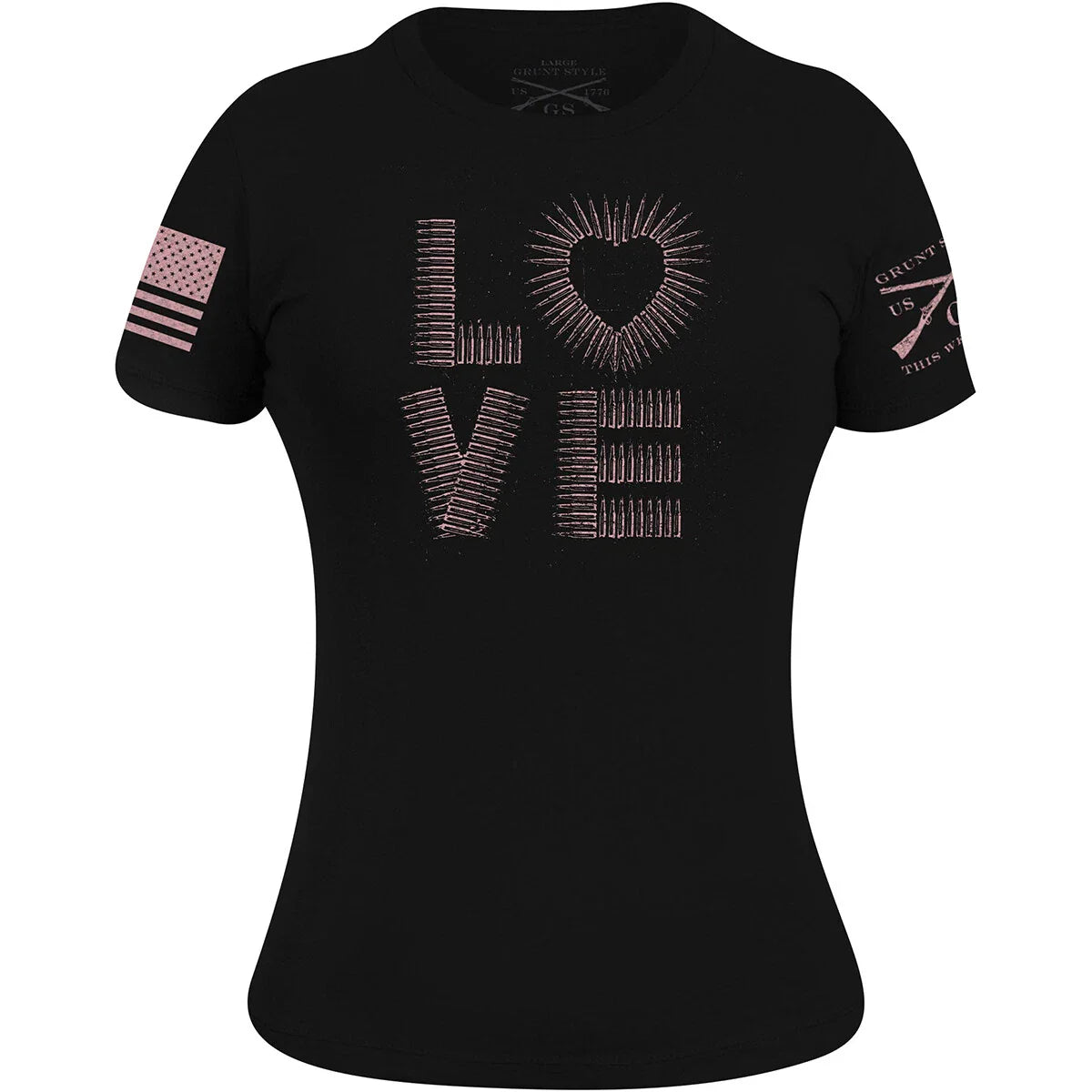 Grunt Style Women's Love Ammo T-Shirt - Black Unisex T-shirt, Sweatshirt, Hoodie, Long Sleeve Tee - T-Shirt, Sweatshirt, Hoodie