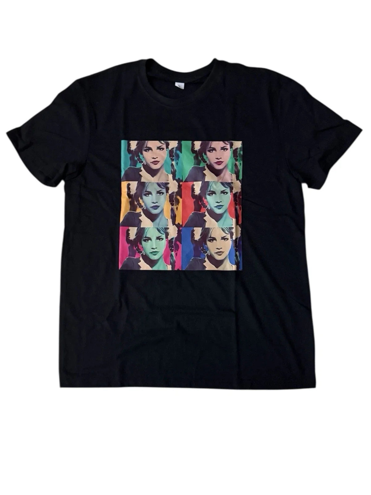 Britney Spears Unisex Black T Shirt Pop Art Style Unisex T-shirt, Sweatshirt, Hoodie, Long Sleeve Tee - T-Shirt, Sweatshirt, Hoodie