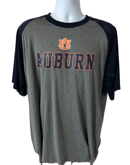 Auburn University 3/4 Sleeve Shirt Men 2XL Colosseum Brand Heather Gray Graphic Unisex T-shirt, Sweatshirt, Hoodie, Long Sleeve Tee - T-Shirt, Sweatshirt, Hoodie