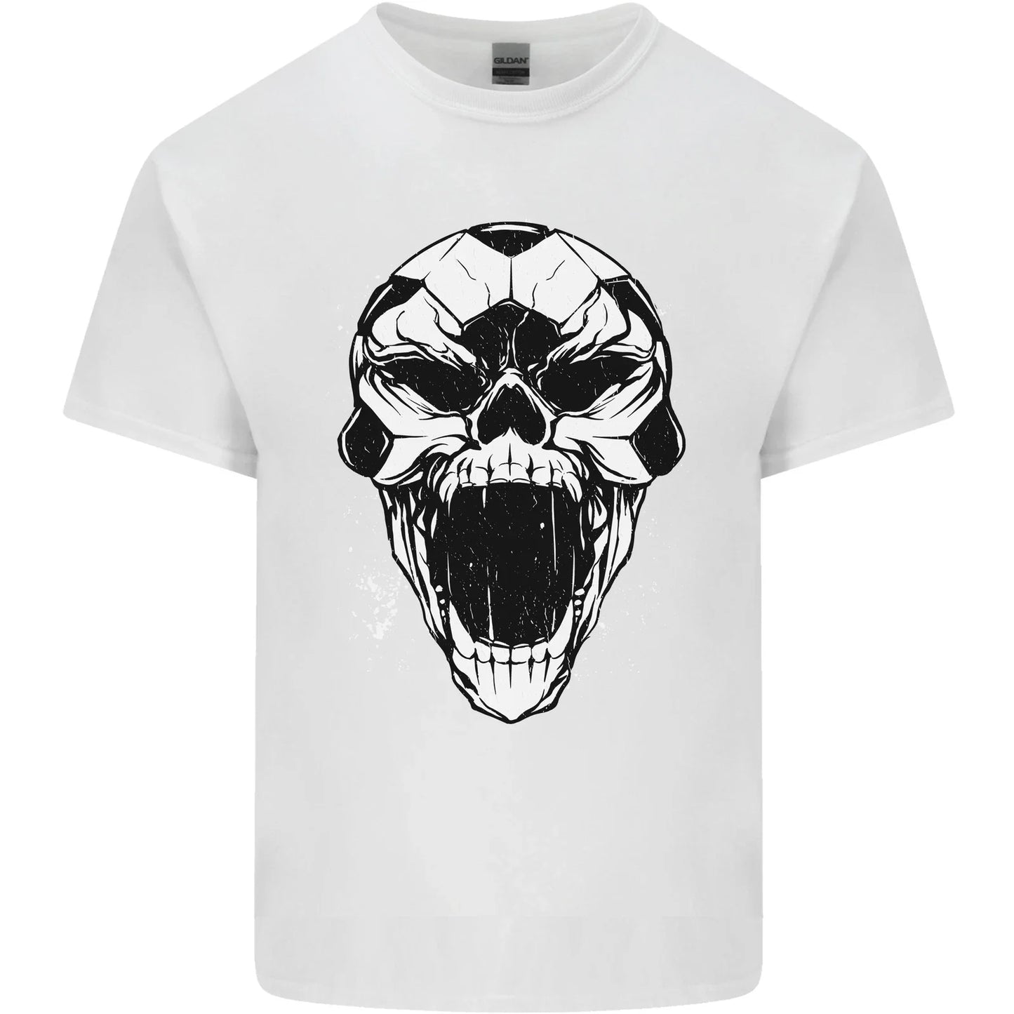 A Football Skull Soccer Footy Mens Light Cotton T-Shirt Unisex T-shirt, Sweatshirt, Hoodie, Long Sleeve Tee - T-Shirt, Sweatshirt, Hoodie