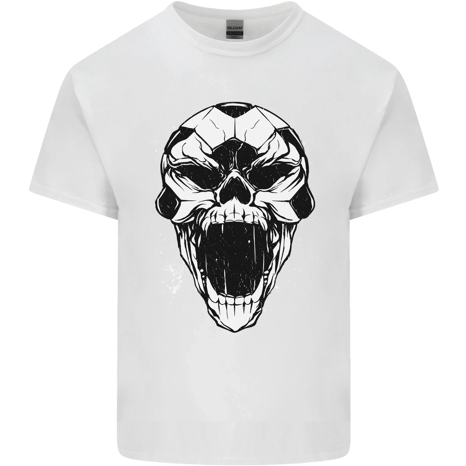 A Football Skull Soccer Footy Mens Light Cotton T-Shirt Unisex T-shirt, Sweatshirt, Hoodie, Long Sleeve Tee - T-Shirt, Sweatshirt, Hoodie