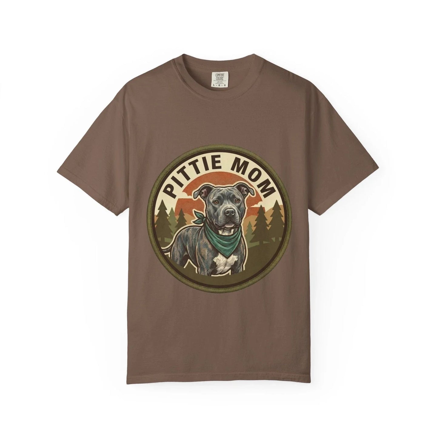 Pitbull Mom T-Shirt Pittie Rescue Dog Gift Women Graphic Tee Mothers Day Vintage Unisex T-shirt, Sweatshirt, Hoodie, Long Sleeve Tee - T-Shirt, Sweatshirt, Hoodie
