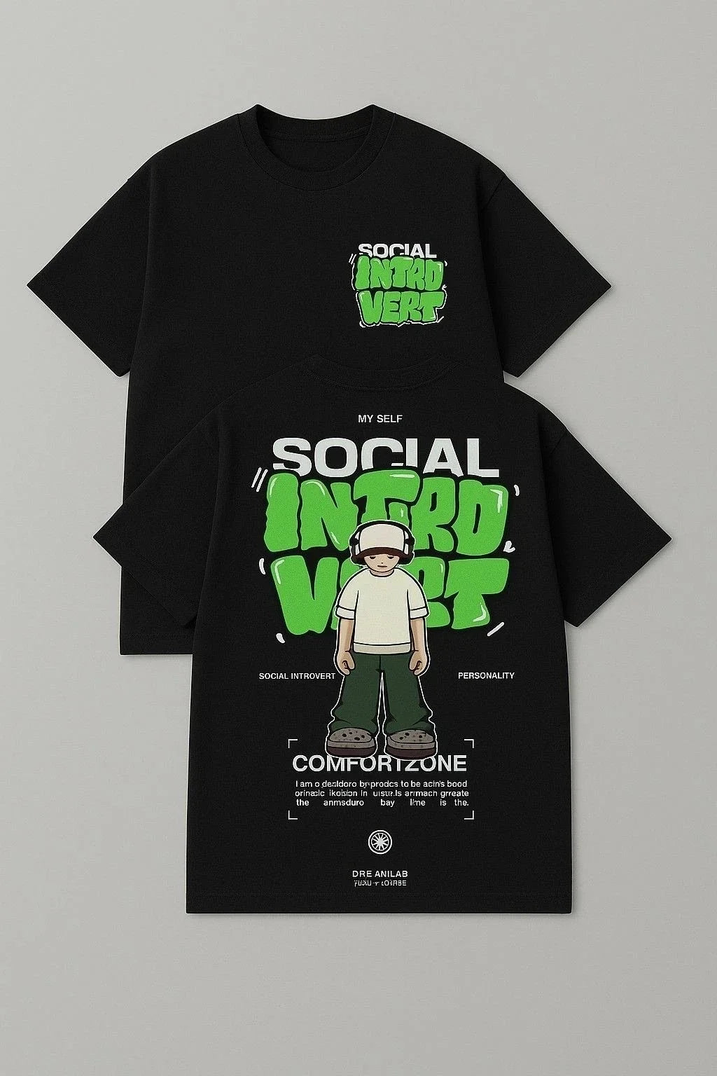Social Introvert Comfort Zone Streetwear Graphic T Shirt Unisex T-shirt, Sweatshirt, Hoodie, Long Sleeve Tee - T-Shirt, Sweatshirt, Hoodie