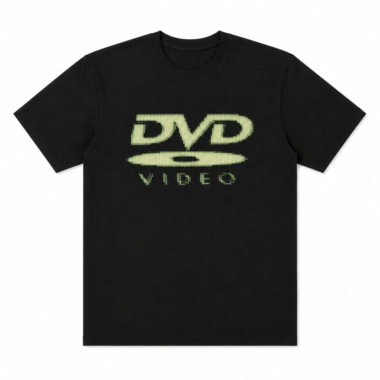 Retro DVD Video Shirt Y2K Aesthetic Glitch Tee VHS Scanline Cyberpunk Top UK Unisex T-shirt, Sweatshirt, Hoodie, Long Sleeve Tee - T-Shirt, Sweatshirt, Hoodie