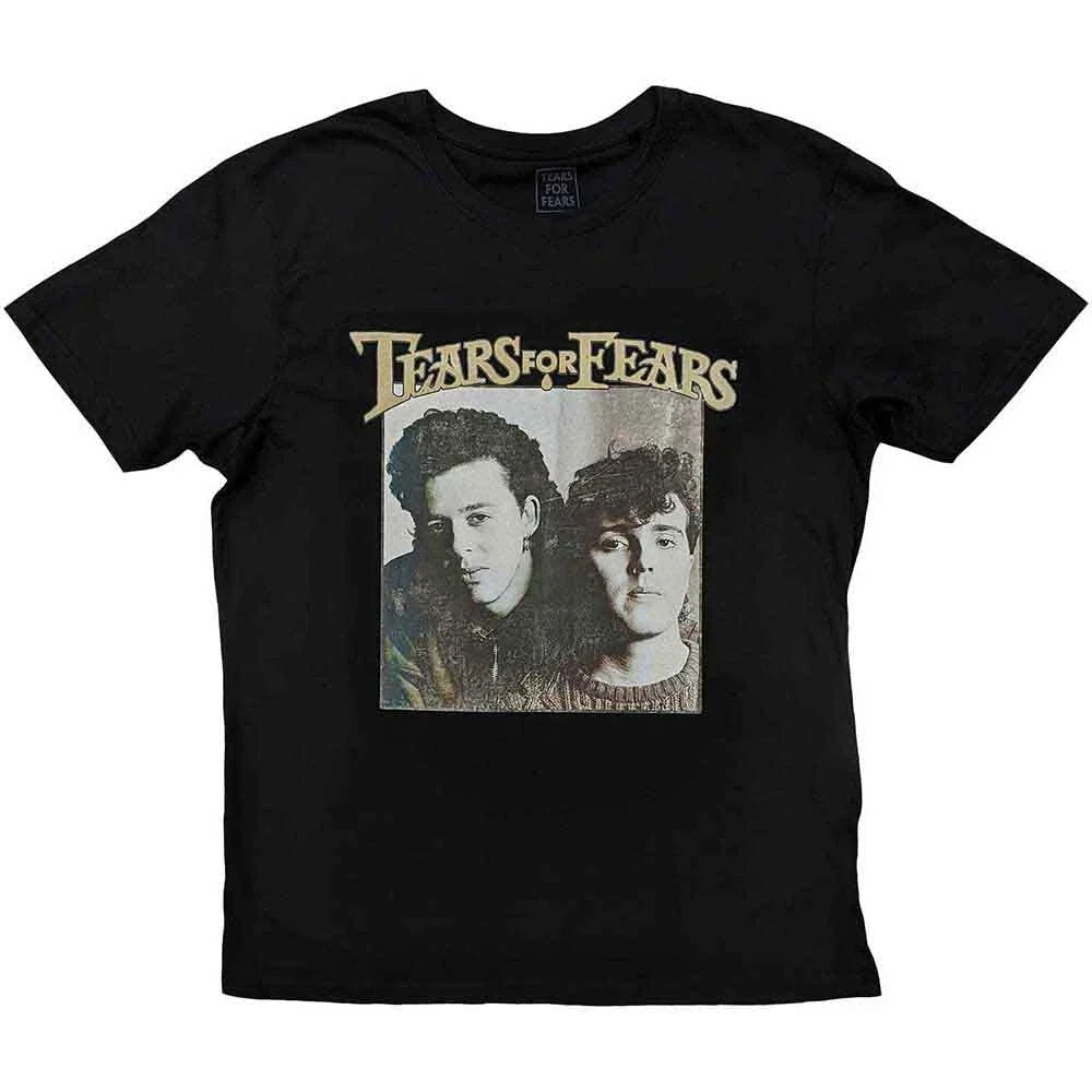 Tears For Fears T-Shirt Throwback Photo Rock Band New Black Official Unisex T-shirt, Sweatshirt, Hoodie, Long Sleeve Tee - T-Shirt, Sweatshirt, Hoodie