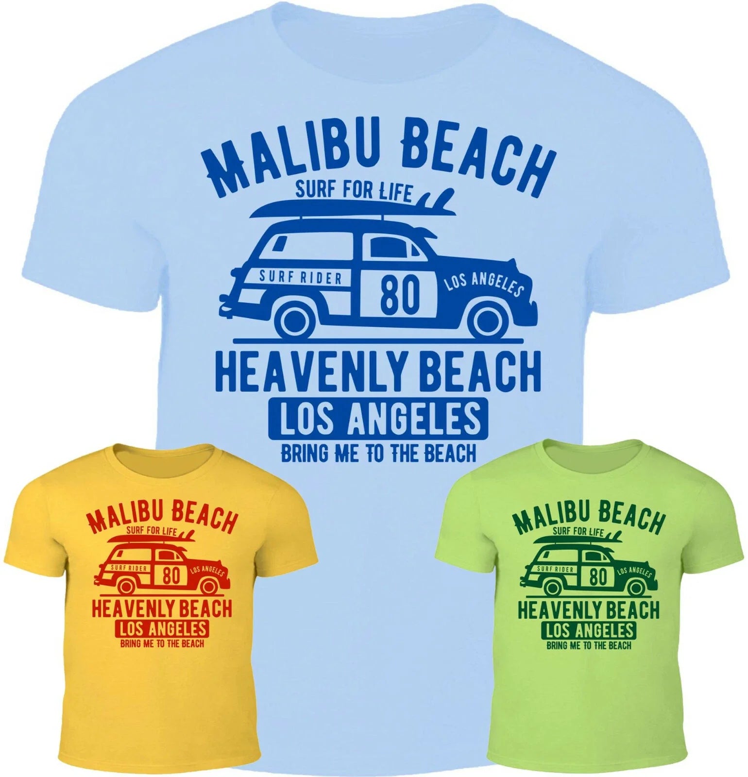 Malibu Beach Mens T-Shirt Beach Surf Life Bar Street Fashion Holiday Car Travel Unisex T-shirt, Sweatshirt, Hoodie, Long Sleeve Tee - T-Shirt, Sweatshirt, Hoodie