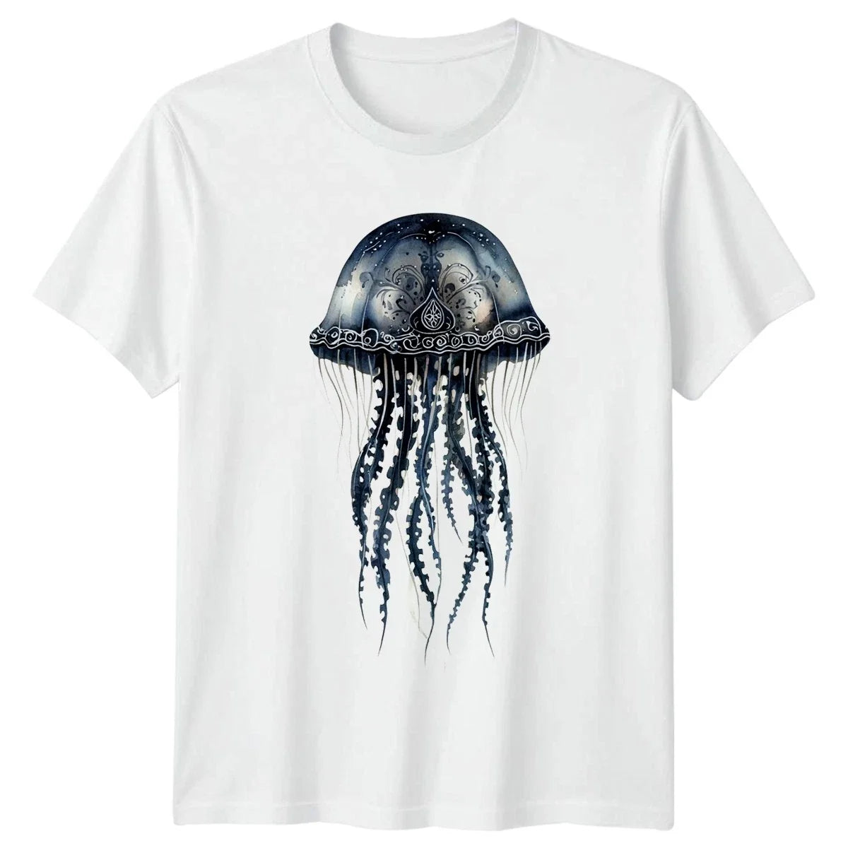 Gothic Jellyfish T-Shirt Dark Ocean Aesthetic Gift For Him And Her Unisex T-shirt, Sweatshirt, Hoodie, Long Sleeve Tee - T-Shirt, Sweatshirt, Hoodie